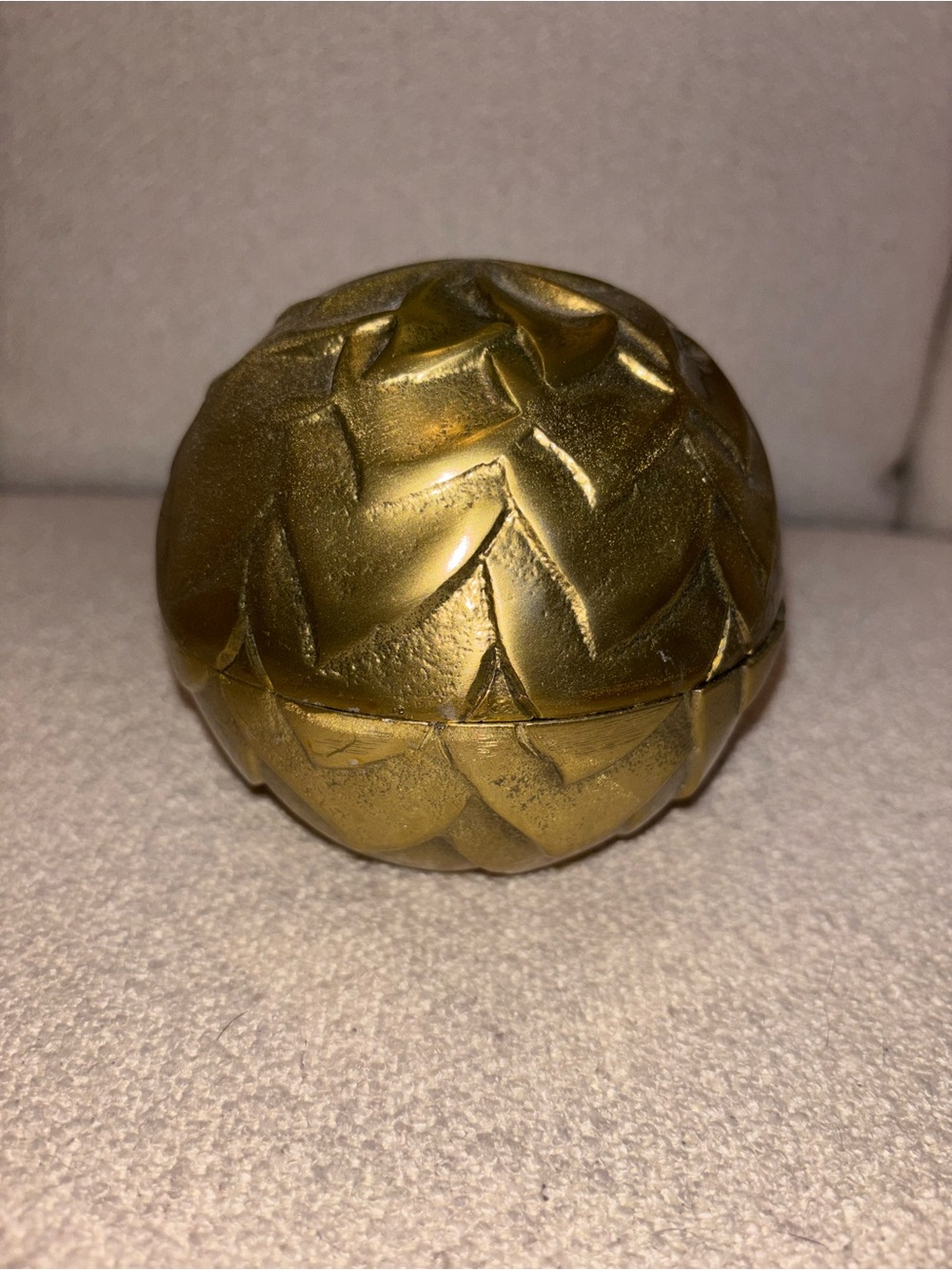 Brass Trinket Box/Ball Nate Berkus